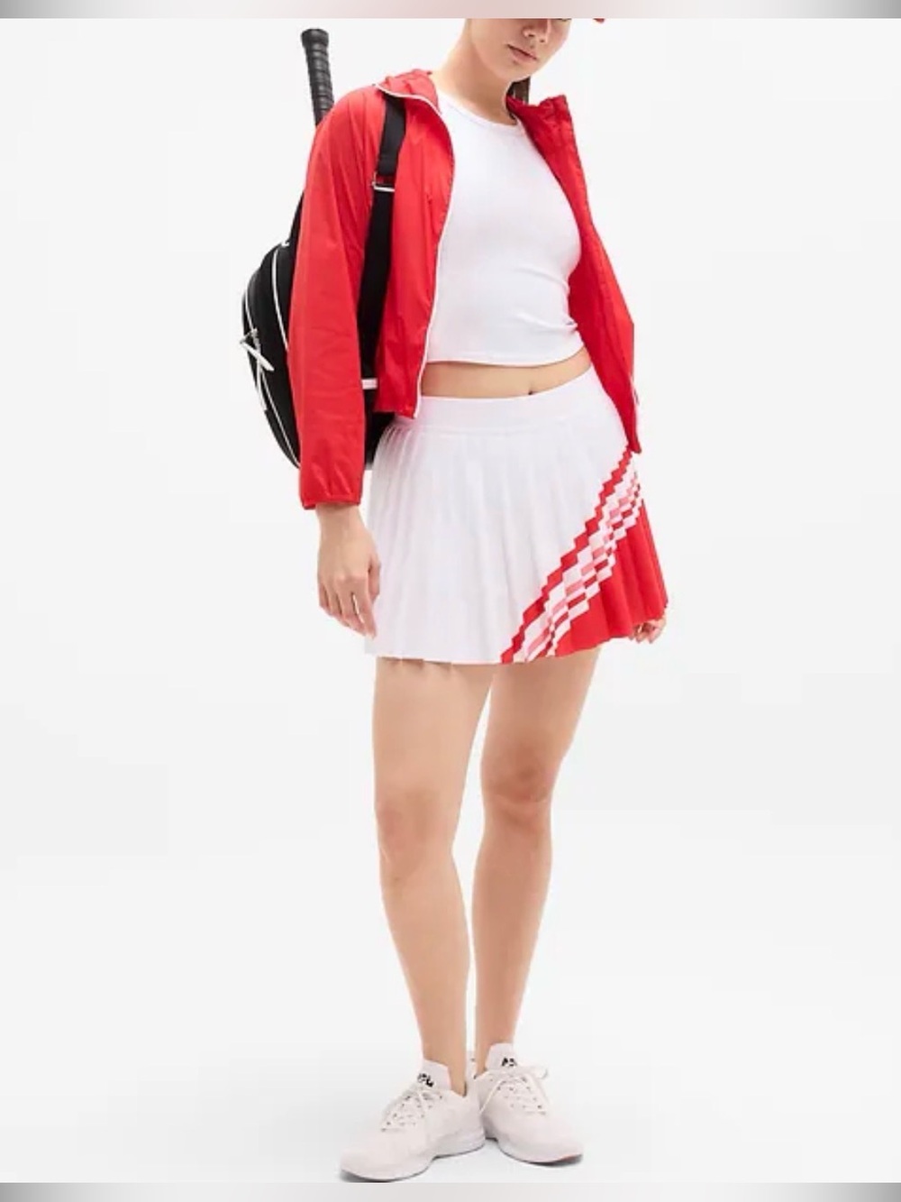 Athleta Match Point Pleated Colorblock 
Skort